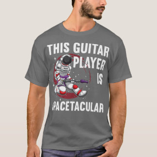 This Guitar Player Is Spacetacular, Astronaut Play Tシャツ
