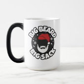 This Guy Delivers Funny Santa White Elephant Gift モーフィングマグカップ (左)