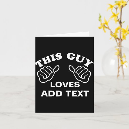 This Guy Loves カード (黄色い花)