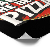 This Guy Makes The Funny Zza Maker Retro Food Love ポスター (角)