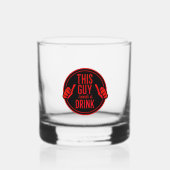 this guy needs a drink ウイスキーグラス (正面)