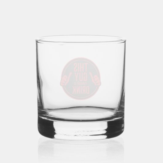 this guy needs a drink ウイスキーグラス (裏面)