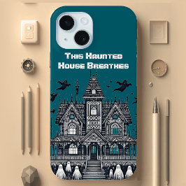 This Haunted House Breathes Spooky Vibes Spirits  iPhone 15ケース
