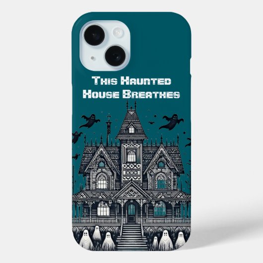 This Haunted House Breathes Spooky Vibes Spirits  Case-Mate iPhoneケース (裏面)