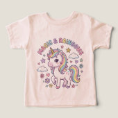 This is a T-shirt with a cute unicorn. (デザイン正面)