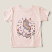 This is a T-shirt with a cute unicorn. (デザイン裏面)