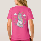 This is a T-shirt with a cute unicorn. Tシャツ (裏面)