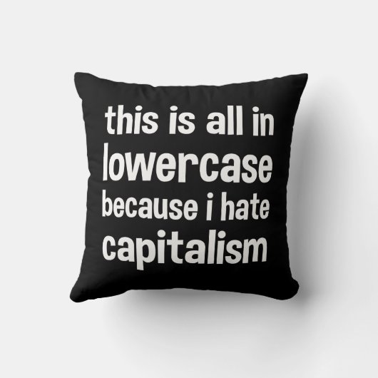 this is all in lowercase because i hate capitalism クッション (裏面)