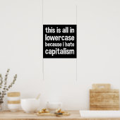 this is all in lowercase because i hate capitalism ポスター (キッチン)