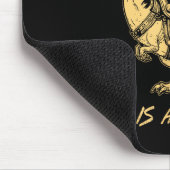 This Is An Outrage Funny Princess Cat Riding Dinos マウスパッド (コーナー)