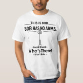 This Is Bob Knock Knock Joke Tシャツ (正面)