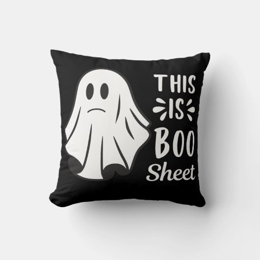 This is Boo Sheet, Funny Halloween  クッション (正面)
