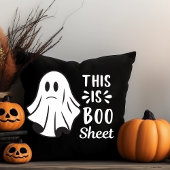 This is Boo Sheet, Funny Halloween  クッション