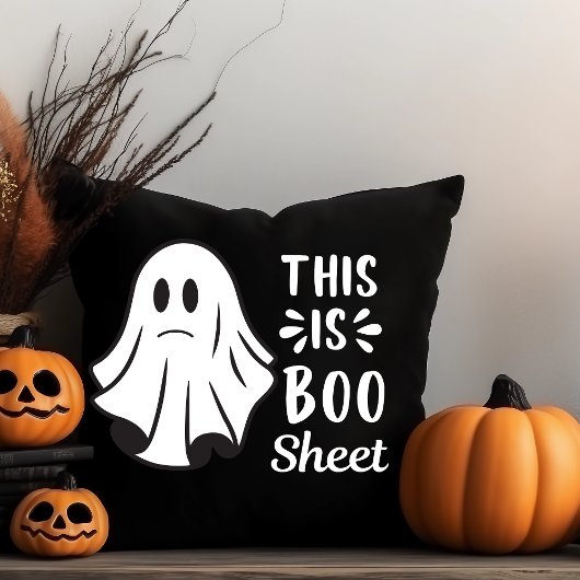 This is Boo Sheet, Funny Halloween  クッション