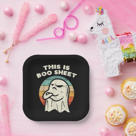 This Is Boo Sheet Ghost  ペーパープレート (パーティー)
