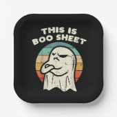 This Is Boo Sheet Ghost  ペーパープレート (正面)