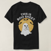 This Is Boo Sheet Ghost Retro Halloween Costume Me Tシャツ (デザイン正面)