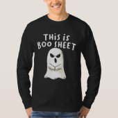 This Is Boo Sheet Ghost Retro Halloween Costume Me Tシャツ (正面)