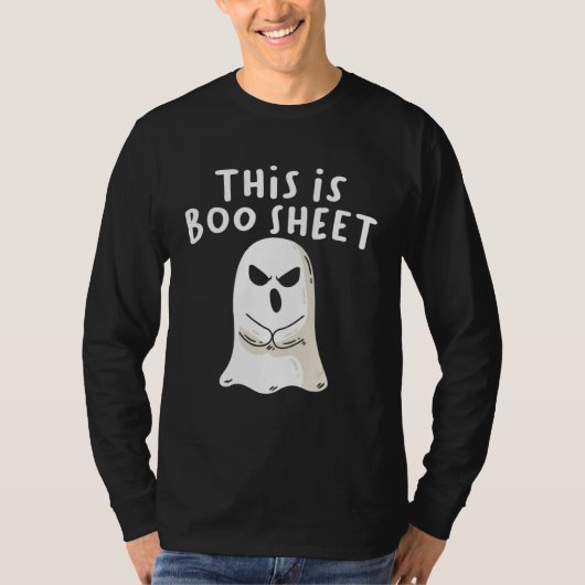 This Is Boo Sheet Ghost Retro Halloween Costume Me Tシャツ (正面)