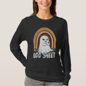 This is boo sheet ghost retro halloween costume me tシャツ (正面)