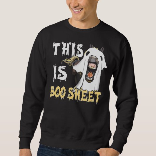 This Is Boo Sheet Horse スウェットシャツ (正面)