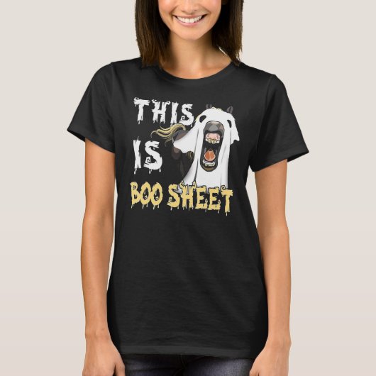 This Is Boo Sheet Horse Tシャツ (正面)
