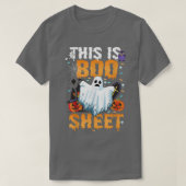 This is BOO Sheet T Ghost funny Halloween Costume  Tシャツ (デザイン正面)