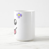 THIS IS CUTE animal mugs for A dog girl :) コーヒーマグカップ (中央)