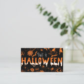"This is Halloween – Spooky Style for the Bold🎃" 名刺 (スタンド正面)