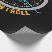 This Is How I Roll Airplane Pilot Shirt Aviation ラッピングペーパー (角)