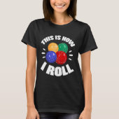 This Is How I Roll Bocce Ball Bocci Player Italian Tシャツ (正面)