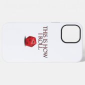 This Is How I Roll Funny RPG Dice iPhoneケース (裏面横)
