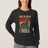 This Is How I Roll  Rollerblades Skater Inline Ska Tシャツ (正面)