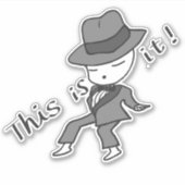 This is It ! Khabully Mouse シール (正面)