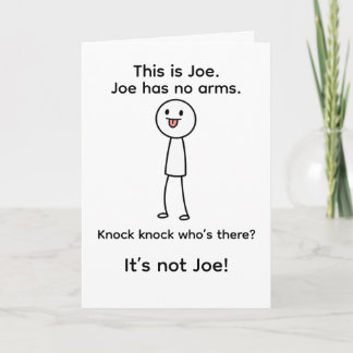 This is Joe funny greeting card カード