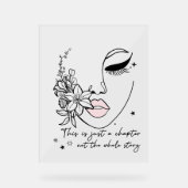 This is Just a Chapter Positive Quote  アクリルサイン (正面)