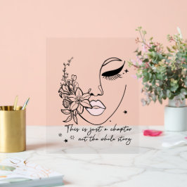 This is Just a Chapter Positive Quote  アクリルサイン