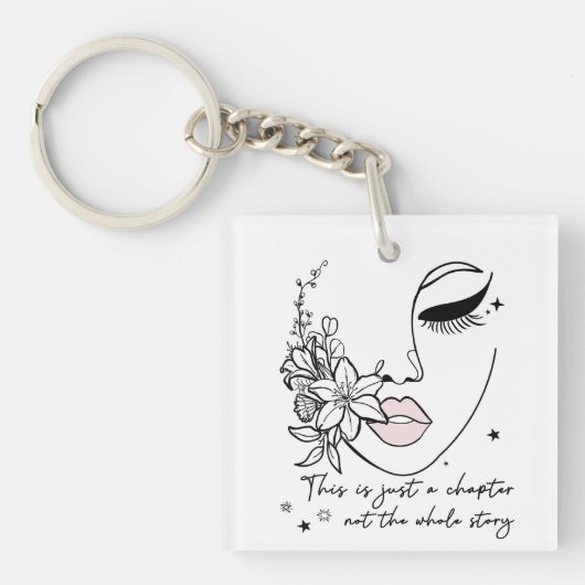 This is Just a Chapter Positive Quote  キーホルダー (正面)