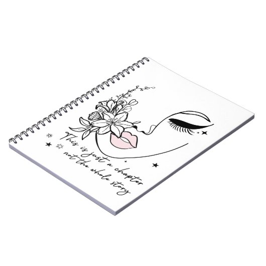 This is Just a Chapter Positive Quote ノートブック (左側)