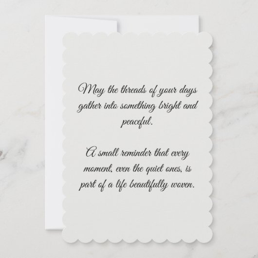 This is Life サンキューカード (裏面)