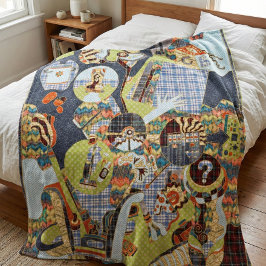 This is Life フリースブランケット