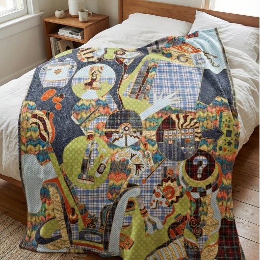 This is Life フリースブランケット