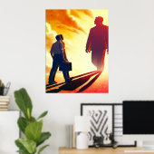 This is Me + This is Who I'm Going To Be on a Wall ポスター (ホームオフィス)