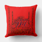 This Is More Than Just Our Bed Quote Throw Pillow クッション (裏面)