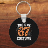 This Is My 67 Costume Lazy Brainrot Meme 67 Funny  キーホルダー (正面)