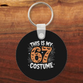 This Is My 67 Costume Lazy Brainrot Meme 67 Funny  キーホルダー (正面)