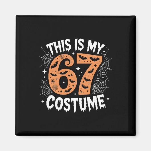 This Is My 67 Costume Lazy Brainrot Meme 67 Funny マグネット (正面)