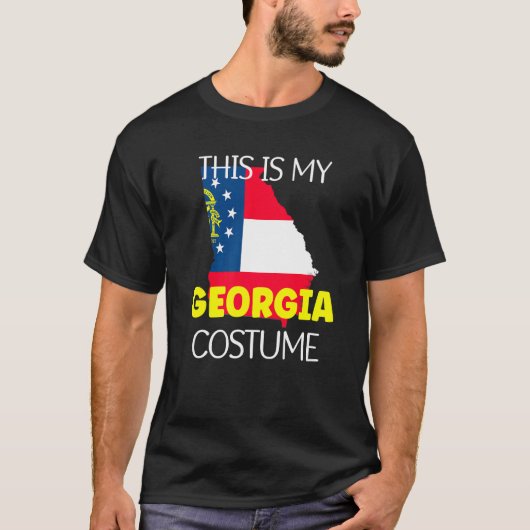 This is my American Georgia Costume Party  Hallowe Tシャツ (正面)