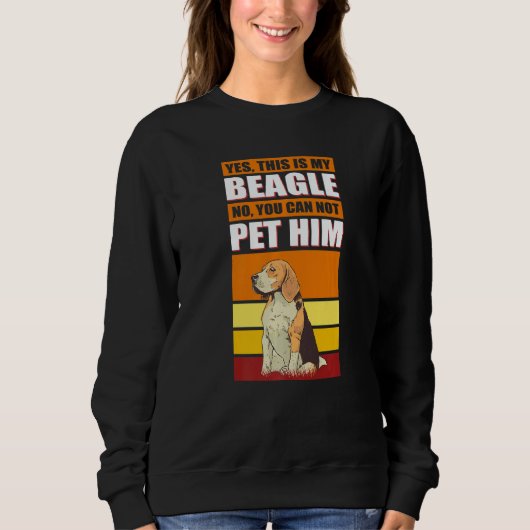 This Is My Beagle Dog Owner Beagle スウェットシャツ (正面)