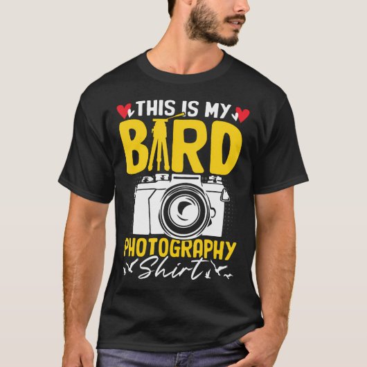 This Is My Bird Photography Funny Snapshot Camera  Tシャツ (正面)